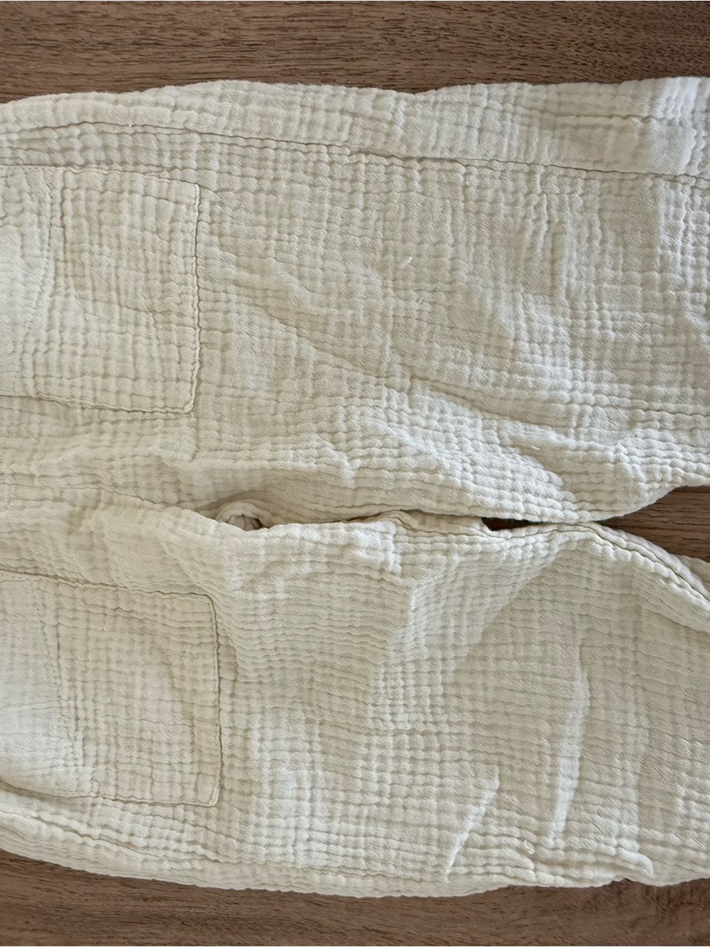 Cotton muslin kids pants